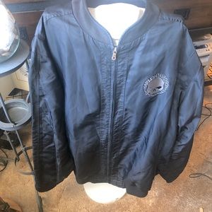 Harley Davidson Nylon Polyester Jacket with Reflective Grey Skulls XXL